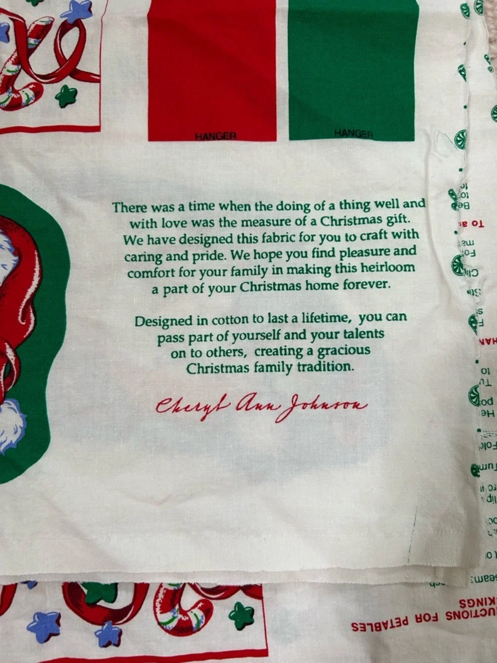 Vintage Cheryl Ann Johnson‎ Christmas Holiday Stocking Sewing Craft 3 Stockings